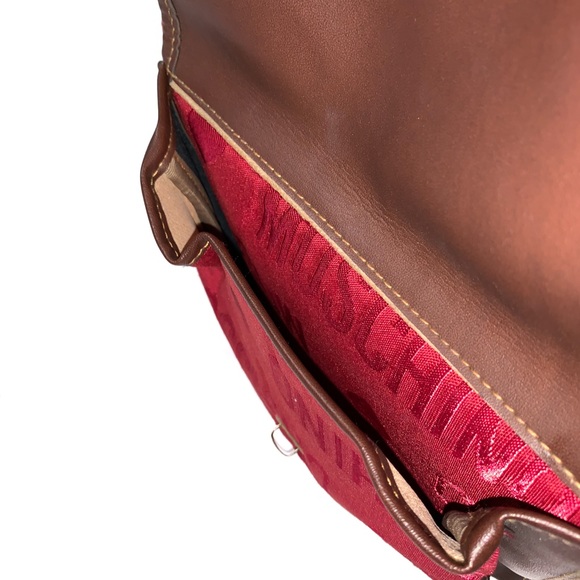 90’s Red Moschino Print Backpack - Picture 8 of 10